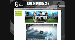 Desktop Screenshot of beerandrugby.com